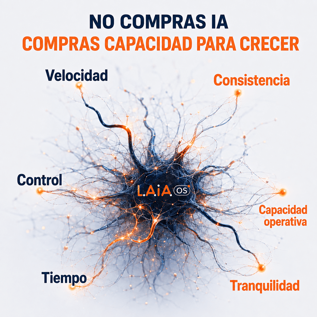 Visual sobre comprar capacidad de crecer con LAIA OS